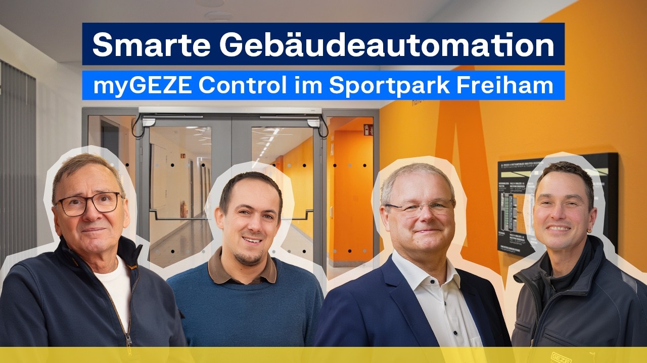 Smart fastighetsautomation i Sportpark Freiham | myGEZE Control och myGEZE Visu 